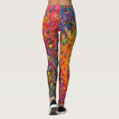 Afro Nebula Whisper – Black History-viering Leggings (Achterkant)