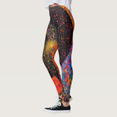 Afro Nebula Whisper – Black History-viering Leggings (Links)