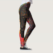 Afro Nebula Whisper – Black History-viering Leggings (Rechts)
