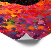 Afro Nebula Whisper – Black History-viering Poster (Hoek)