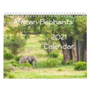 Afro Olephants 2021 Wall Agenda Kalender