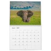 Afro Olephants 2021 Wall Agenda Kalender (Mar 2027)