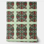 Afro patroon behang voor elke ruimte (Afrollen)