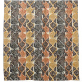 Afro Patroongordijn Douchegordijn (Voorkant)