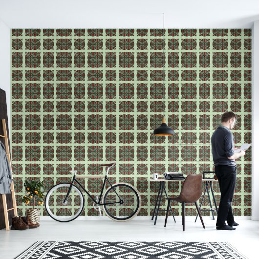 afro patten wallpaper for any space behang (Woonkamer)