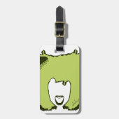 Afro Pick Bagagelabel (Voorkant verticaal)