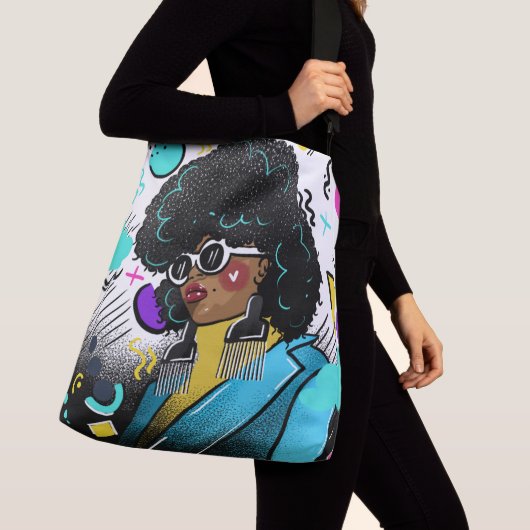 Afro Pick Crossbody Tas (Dichtbij)