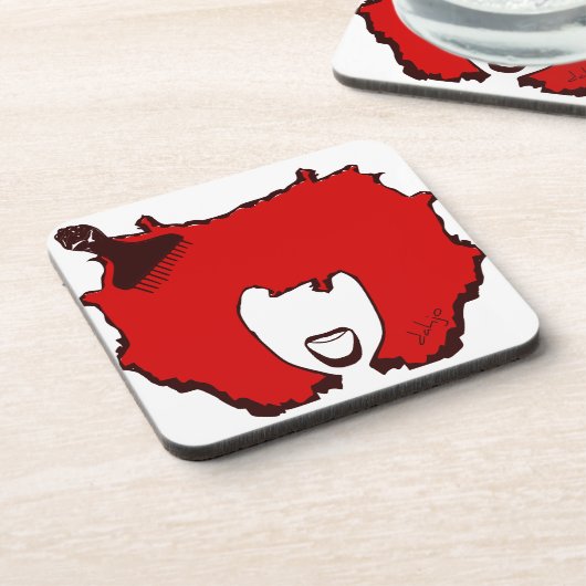 Afro Pick Onderzetter (Linkerzijde)