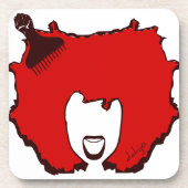 Afro Pick Onderzetter (Voorkant)