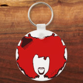 Afro Pick Sleutelhanger (Voorkant)