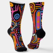 Afro-Pop' – Buntes Lebensgefühl Sokken (Gebogen)
