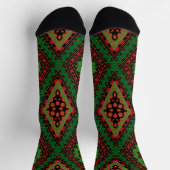 Afro Pop Colorful Kente Socks Sokken (Top)