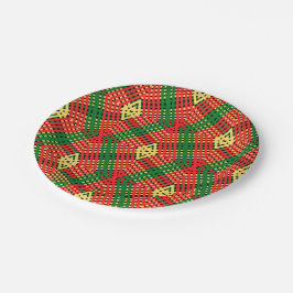 Afro-Pop geometrisch patroonpapier Bord