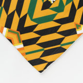Afro Pop Kente Fleece Blanket (Hoek)