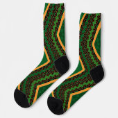 Afro Pop Kente Green Sokken (Links)