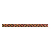 Afro Pop Kente Rose Design Satin Ribbon Grosgrain Lint (Voorkant)