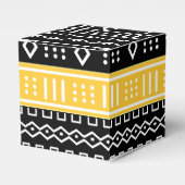 Afro Pop Modern Modderdoek Ontwerp Bedankdoosjes (Voorkant Zijde)