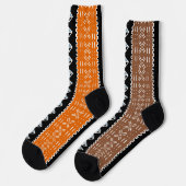 Afro Pop Moderne Mudcloth Soks Sokken (Links)