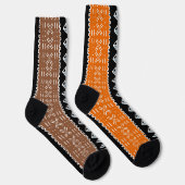 Afro Pop Moderne Mudcloth Soks Sokken (Rechts)