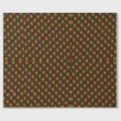 Afro Pop Supreme Dark Wrapping Paper Cadeaupapier (Vlak)