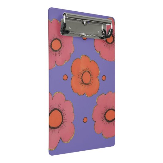 Afro Poppies Mini Klembord (Schuin)