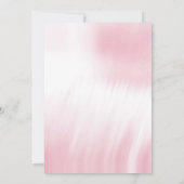 Afro Princess Pink Gold Baby shower Kaart (Achterkant)