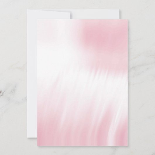 Afro Princess Pink Gold Baby shower Kaart (Achterkant)