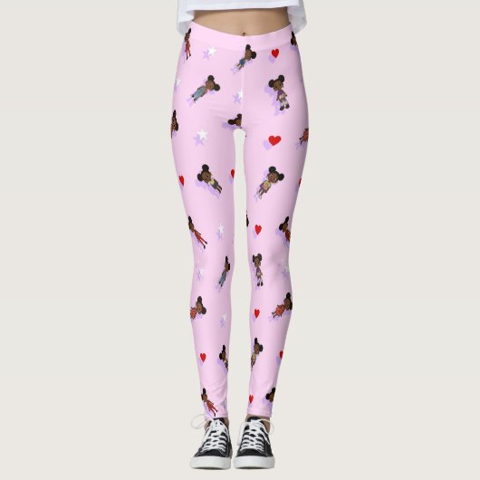 Afro Puf Leggings (Voorkant)