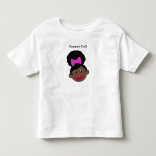 Afro Puff Little Girl   Grammadolk Kinder Shirts