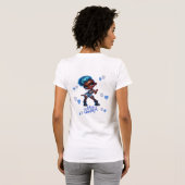 Afro Punk Wild & Beautiful Dames T-shirt (Achterkant volledig)