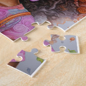 Afro Puzzel, 11" x 14", 252 stuks Legpuzzel (Zijkant)