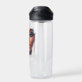 Afro Queen Art Mode Melanin Chic Custom Waterfles (Achterkant)