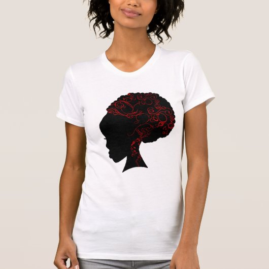 AFRO RED T-SHIRT (Voorkant)