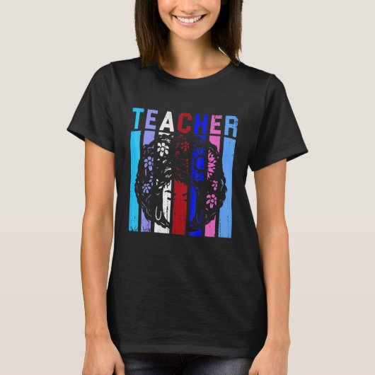 Afro Retro Black Historiemaand T-shirt (Voorkant)