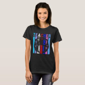 Afro Retro Black Historiemaand T-shirt (Voorkant volledig)