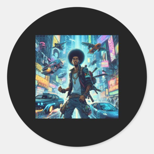 Afro-revolutie #5 Sticker (Voorkant)