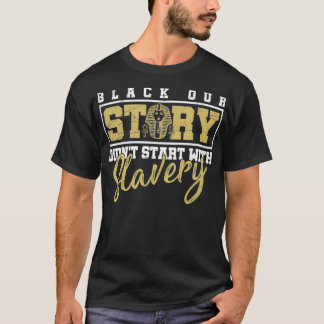 Afro Roots Pride Black Amerikanen geven zwart zijn T-shirt