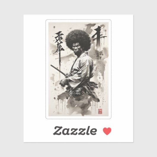  Afro Samurai Sticker (Vel)