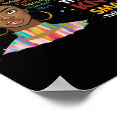 Afro Scorpio koningin September Virgo Zodiac Poster (Hoek)