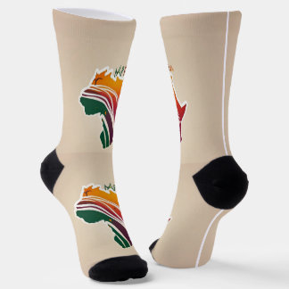 afro socks sokken