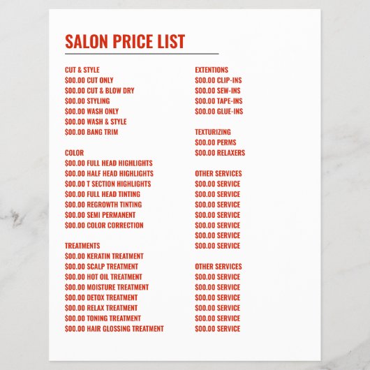 Afro-stijl, kapper, reclame voor kapsalon flyer (Achterkant)