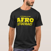 AFRO STOCORACY Basic Donker T-shirt