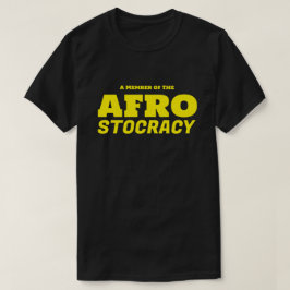 AFRO STOCORACY WS Basis Donkere T-shirt