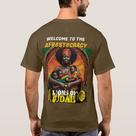 AFRO STOCRACY T-Shirt (Achterkant)
