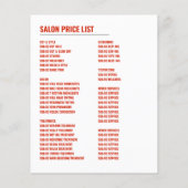 Afro Style, Hair Stylist, Hair Salon Adverteren Flyer (Achterkant)