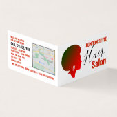 Afro Style, Hair Stylist, Hair Salon Loyalty Card Visitekaartje (Buitenkant)