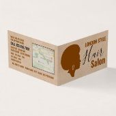Afro Style, Hair Stylist, Hair Salon Loyalty Card Visitekaartje (Buitenkant)