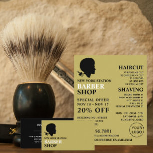 Afro Style, Mannen Barbers Visitekaartje