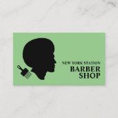 Afro Style, Mannen Barbers Visitekaartje (Voorkant)