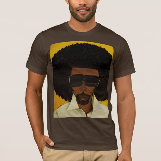 Afro-T-shirt T-shirt (Voorkant)